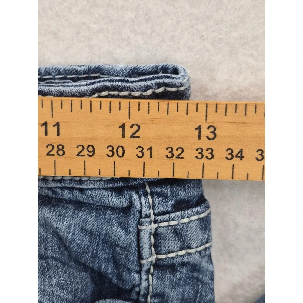Miss Me Bootcut Jeans Women's 25x29 Medium Wash Blue Embellished